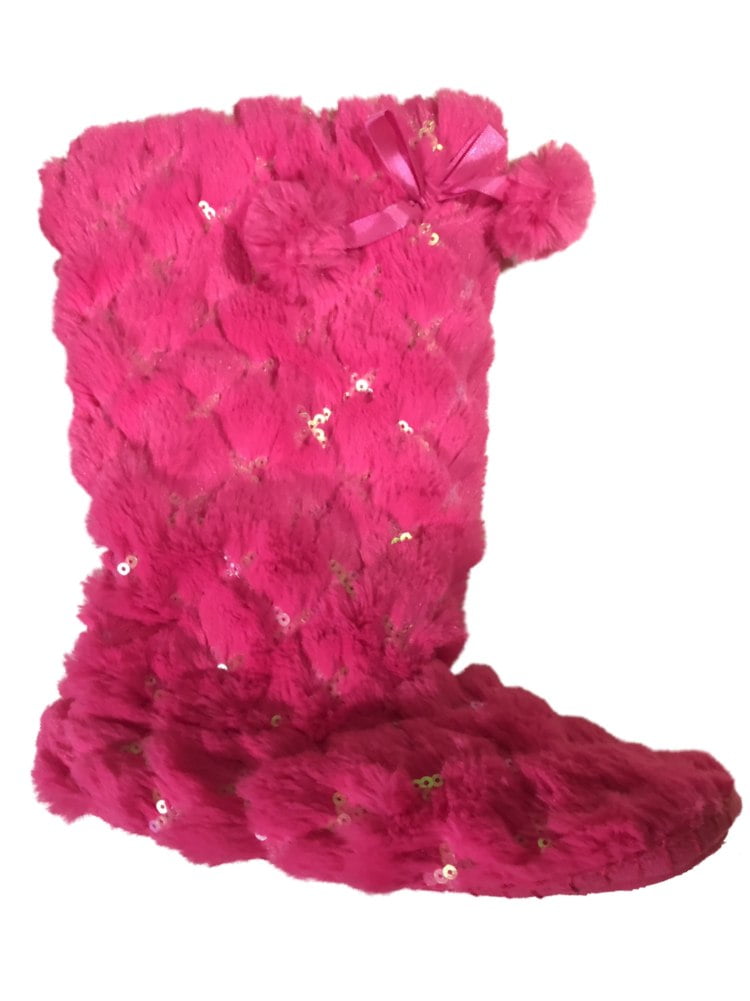 womens tall fur boots
