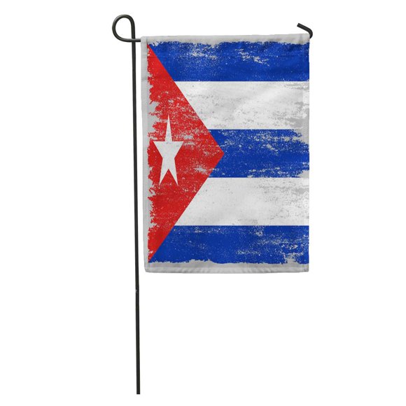 POGLIP Castro Flag of Cuba Celebrate Celebration Che Cool Country Cuban Garden Flag Decorative Flag House Banner 12x18 inch