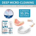 thumbnail image 2 of 1-3x Oral Cleaning Care, Clean Tartar Stains, Fresh Breath, Dazzling White Dentures, Denture Cleaner, 2 of 3