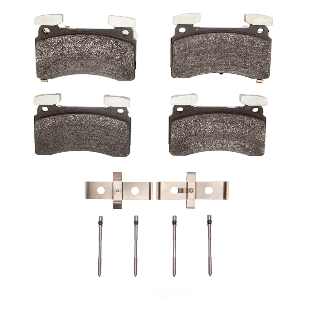 Dynamic Friction Company 1551-2254-01 DFC 5000 Advanced Brake Pads - Low Metallic and Hardware Kit