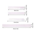 thumbnail image 4 of FRCOLOR curve ruler 4pcs Clear Sewing Rulers Set Curve Rulers Quilting Rulers Sewing Supplies,18.11"X1.97"X0.04", 4 of 4