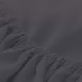 thumbnail image 5 of Luxury 4 Piece California King Size 100% Egyptian Cotton 800 Thread Count Premium Hotel Quality Smooth & Soft Bedding Sheet Set Luxury Soft 24" Inch Deep Pocket - Dark Grey Solid, 5 of 8