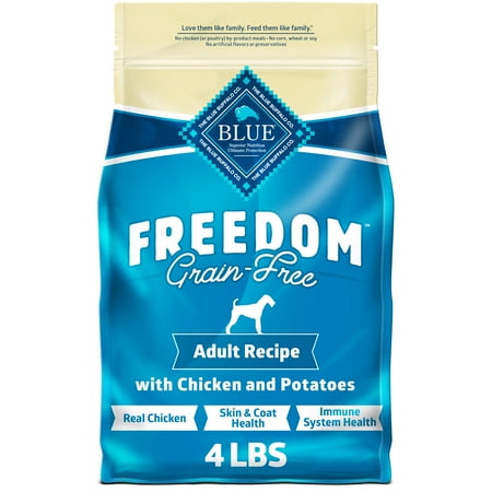 UPC: 0859610006779 | Blue Buffalo Freedom Chicken Dry Dog Food for Adult Dogs  Grain-Free  4 lb. Bag