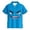 2 Sky Blue, variant on Gyujnb Cartoon Print Short Sleeve Polo Shirt Casual Play and Daily Wear (Boys and Girls),5-6 Years