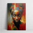 thumbnail image 5 of 20*30cm(8*12inch) African-Inspired Woman Portrait Canvas Wall Art, 5 of 6