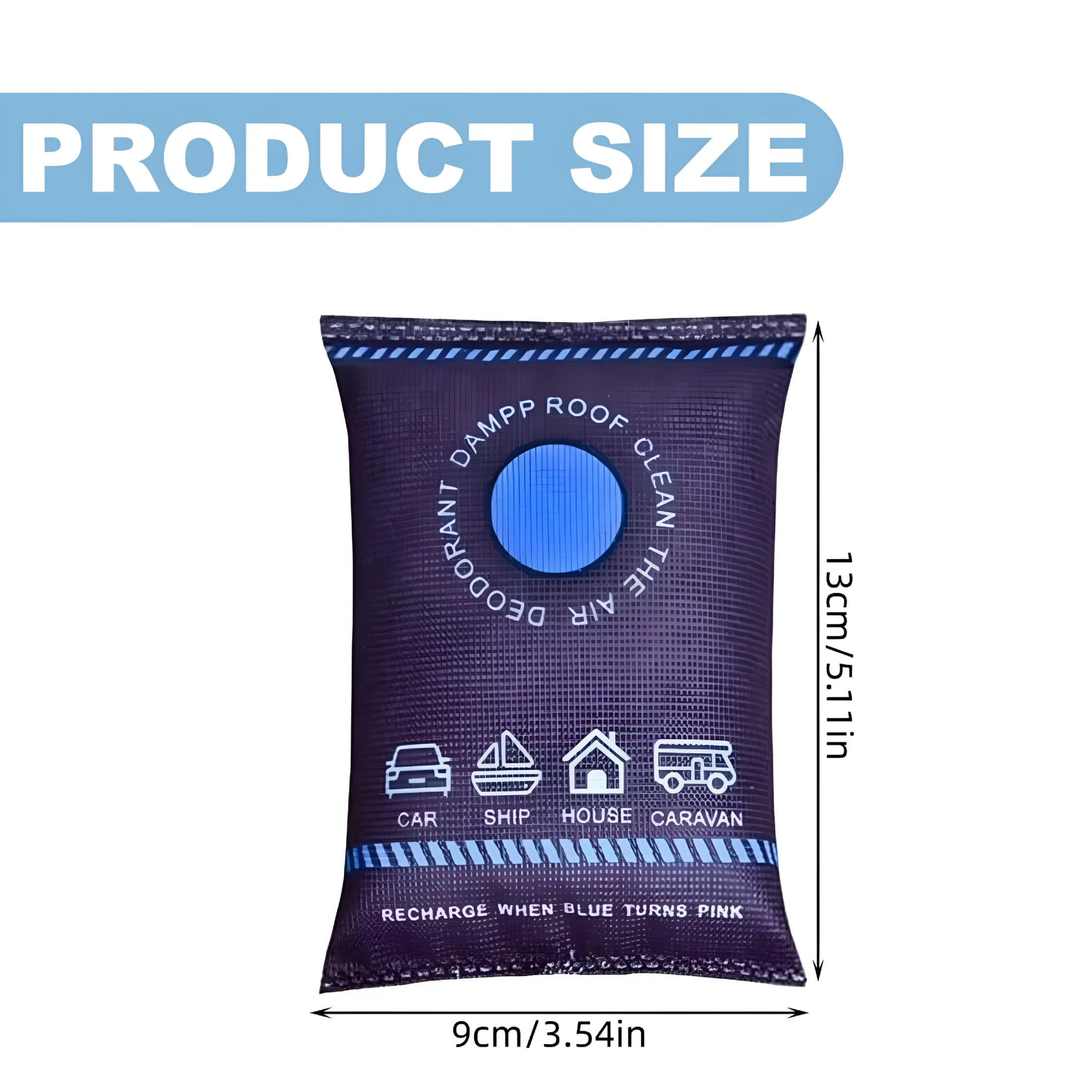 ACDANC 2026 New Humidity Packs Moisture Eliminator for Car Safe Dehumidifier Moisture Absorbers Moisture Absorbers for Cars Moisture Remover Dehumidifier Bags Car Moisture Absorber Dehumidifier