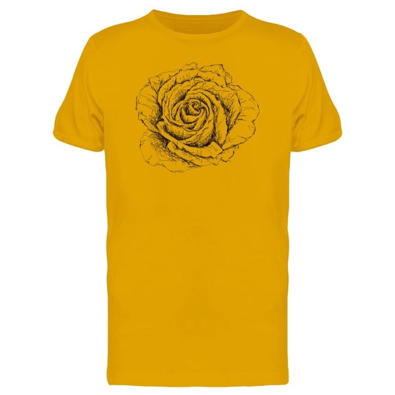 Outlines Of A Flower Tee Men's -Image by Shutterstock
