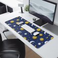 thumbnail image 2 of Long Mouse Pads for Desk,Blue Sun Moon Star Pattern Desk Mats on Top Of Desks, Desk Mouse Pad Extra Large with 3mm Non-Slip Base and Stitched Edge for Gaming,Office,Work,Home 31.5"x11.8", 2 of 6