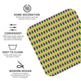 thumbnail image 4 of Bingfone Vintage Mardi Gras Purple Yellow Plaid Leather Drinks Coasters With Set Of 6,Suitable For Home Kitchen,Coffee Cup Coasters Home Gift, 4 of 9