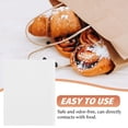 thumbnail image 3 of WHAMVOX 200pcs Paper Bags For Snacks Cookies Grease Takeaway Bags For Business, 3 of 8