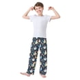 thumbnail image 3 of Wobogo Chicken Watercolor Long Pajama Pants Bottoms Soft Sleepwear with Pockets, 3 of 9