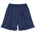 thumbnail image 4 of WOYY Toddler Girls Pajama Set Silk Satin Button Down Short Sleeve Top Shorts Pjs, Sizes 3-4T, 4 of 4