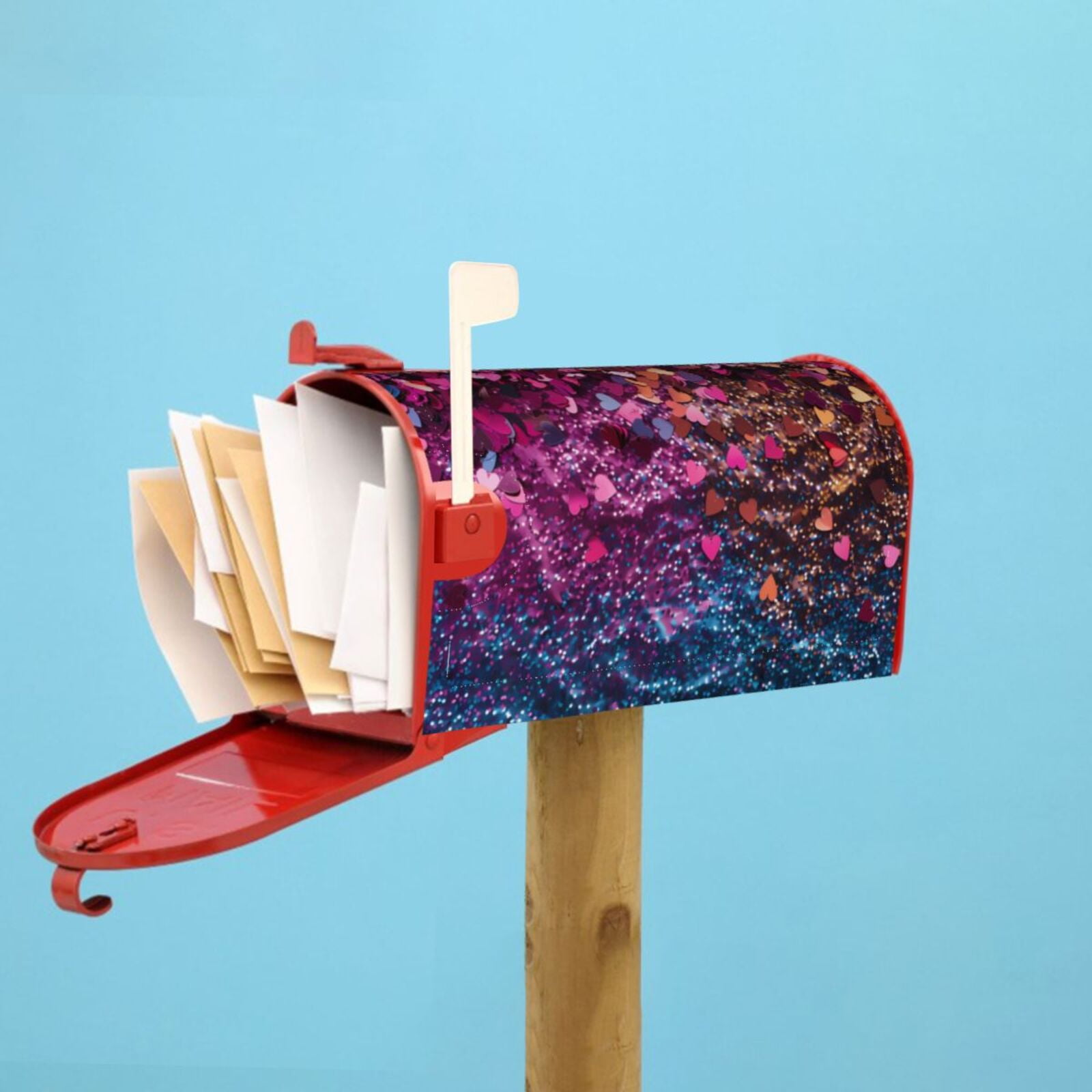 Kdxio Magnetic Mailbox Cover 25.5x21 in Mailbox Cover Outdoor Decoration Holiday Mailbox Covers for Home Garden Yard-25.5x21 in