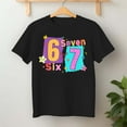 thumbnail image 2 of Six Seven 67 Viral Saying – T-Shirt, Hoodie & Sweatshirt – Kids Fashion – Fun Apparel for Kids, 2 of 6