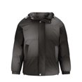 thumbnail image 1 of LOVZFMLL Vestes pour Hommes Mode Dégradé Poche Zippée Cordon de Serrage Manches Longues à Capuche Veste Décontractée, 1 of 8