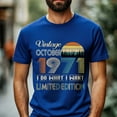 thumbnail image 2 of Vintage October 1971 T-Shirt - Retro Style Birthday Tee for Men - Meaningful Birthday Gift for October Born, 2 of 4