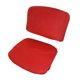 thumbnail image 3 of Funda de silla de oficina elástica Sunnimix diseño dividido rojo vino 1 juego, 3 of 8