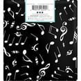 thumbnail image 4 of Create It 18"x21" Cotton Music Notes Precut Sewing & Craft Fabric, Black 10 Pieces, 4 of 9