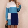 thumbnail image 2 of Sngxgn Women's Party Dress Bodycon Dresses Long Sleeve(Blue,M), 2 of 6