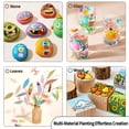 thumbnail image 4 of Truecolor 60 Colors Soft Tip Acrylic Paint Markers, Single Tip Paint Pens in PP Storage Case for Glass, Ceramic, Wood, Plastic, Canvas and Paper, 4 of 7