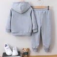 thumbnail image 7 of Gubotare Toddler Outfits for Girls Girls Graphic Jogging Suits Sweatsuits 2 Piece Set Hoodie and Sweatpants Fall Winter Clothes 2T 3T (Grey,2-3 Years), 7 of 7