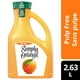 Jus Simply Orange sans pulpe 2.63L, – image 1 sur 7