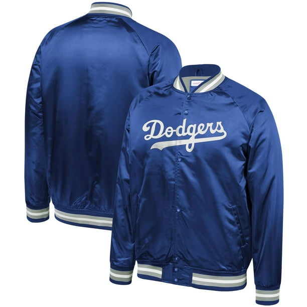 Los Angeles Dodgers Mitchell & Ness Lightweight Satin Full-Snap Jacket ...