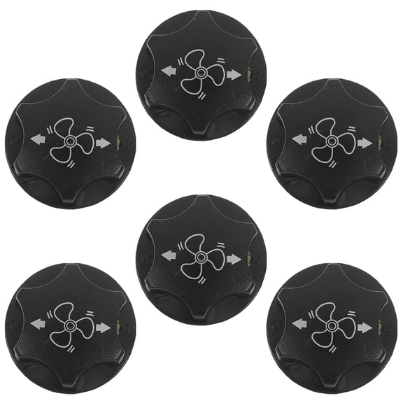 FOMIYES 6-Pack Ergonomic Plastic Speed Controllers with Textured for Electric Fans, Ideal for Home Use and Easy