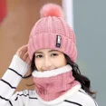 thumbnail image 3 of 3en1 Gorro Bufanda Guantes Cuello Invierno Para Frío Mujer, 3 of 6