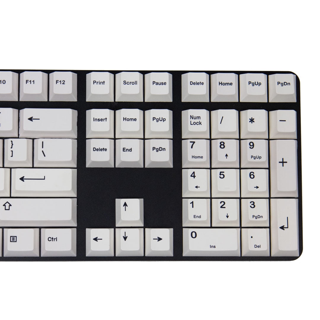 Cherry Profile PBT Simple White Keycaps
