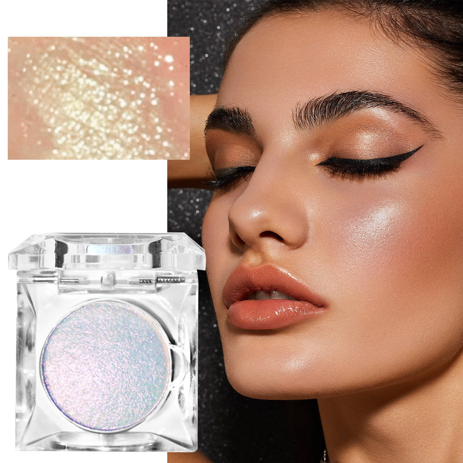 Face Highlighter White Highlighter Body Powder Makeup Highlighter Cosmetics Highlight Powder