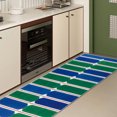 thumbnail image 3 of 2x6 FT Kitchen Runner Rugs Non Skid Washable, Faux Wool Rug Runners for Hallways Bathroom Carpet Runner, Soft Indoor Modern Floor Rug for Entryway Laundry Room, 3 of 11