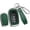 A Keychain Silver Green, variant on Key Fob Cover Compatible with Toyota Camry Corolla Cross Tundra Highlander Land Cruiser Grand Highlander Prius 2019-2026 4 Button Keychain Case Holder Protector,A Keychain Silver Black