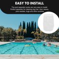 thumbnail image 2 of 30Pcs Pool Skimmer Socks Elastic Filters Swimming Pool Garbage Filter Bag White, 2 of 9