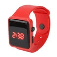 thumbnail image 2 of Reloj Deportivo, Forma Cuadrada, Estilo Elegante, Reloj Digital Suave Y Cómodo, Diseño Con Retroiluminación De Pantalla LED Para Viajes Y Actividades De Ocio, 2 of 7