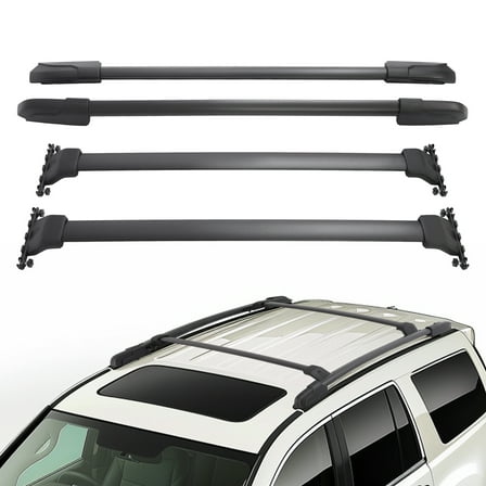 Kojem Roof Rack Cross Bar and Side Rail Fit for 2009-2015 Honda Pilot  Luggage Cargo Ladder Crossbars Bike Load Rail