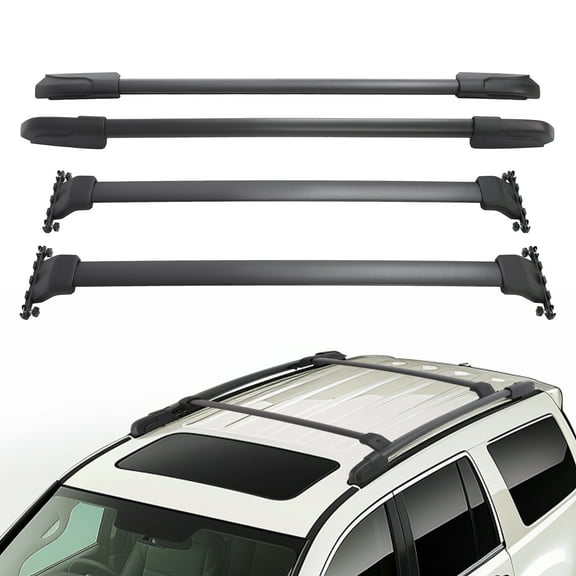 Kojem Roof Rack Cross Bar and Side Rail Fit for 2009-2015 Honda Pilot  Luggage Cargo Ladder Crossbars Bike Load Rail
