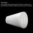 thumbnail image 4 of Unique Bargains Duct Inline Reducer 4 - 7.87' Plastic Duct Adapter Increaser Connector for Kitchen Ventilation Systems 3 Pack, 4 of 4