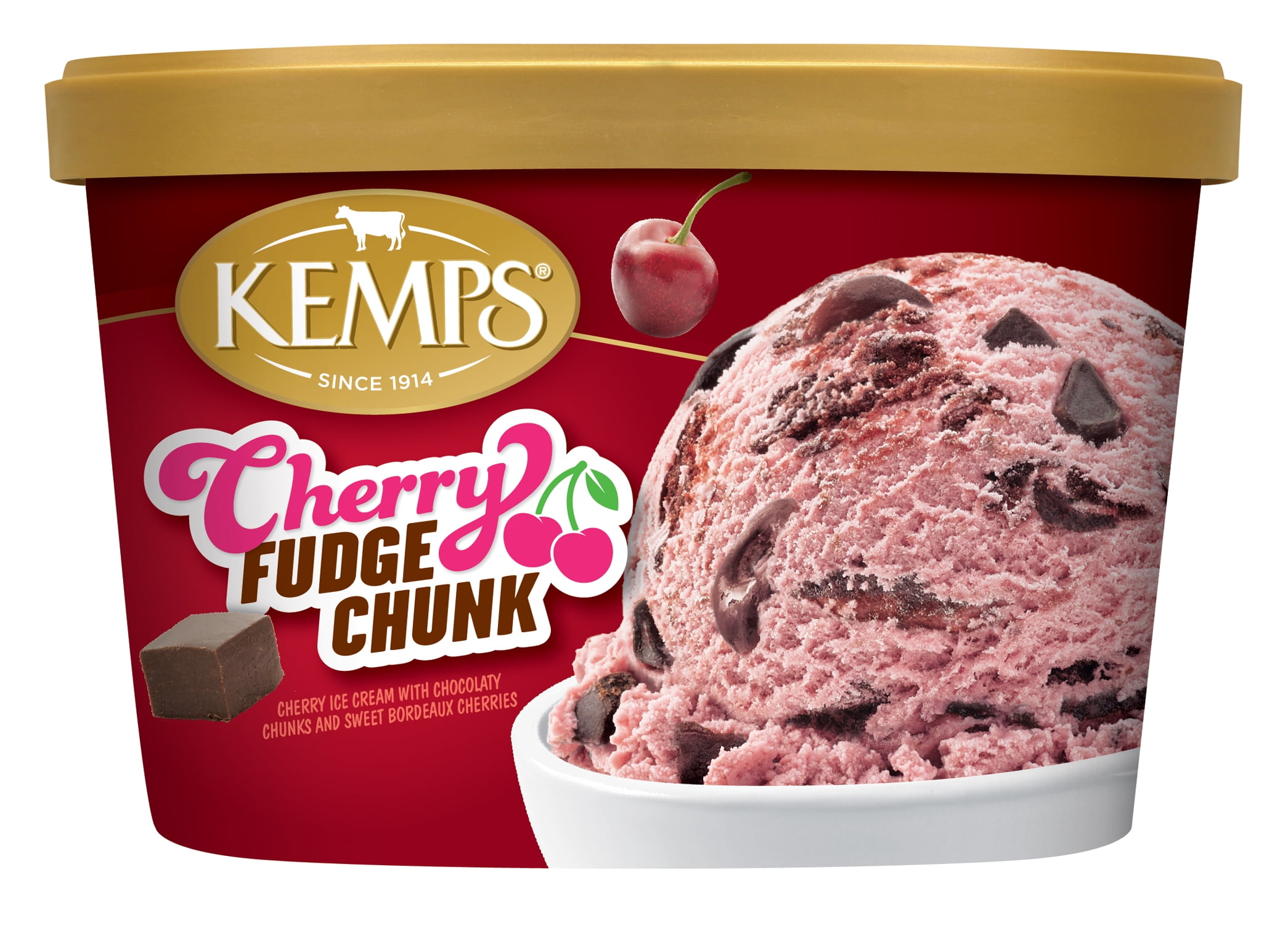Kemps Cherry Fudge Chunk Ice Cream 15 Qt - Walmartcom