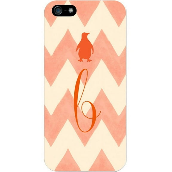 Critter Collection iPhone 5 Case, ZIG/ZAG, Orange Penguin