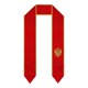 thumbnail image 1 of Faja de graduación Bandera de Montenegro bufanda chal estola azul zafiro con rayas de estrellas vestido de soltero accesorio cinta 180*14cm, 1 of 5