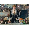 thumbnail image 2 of Manet, Edouard 24x19 White Modern Wood Framed Museum Art Print Titled - Bar in the Folies-Bergère, 2 of 4
