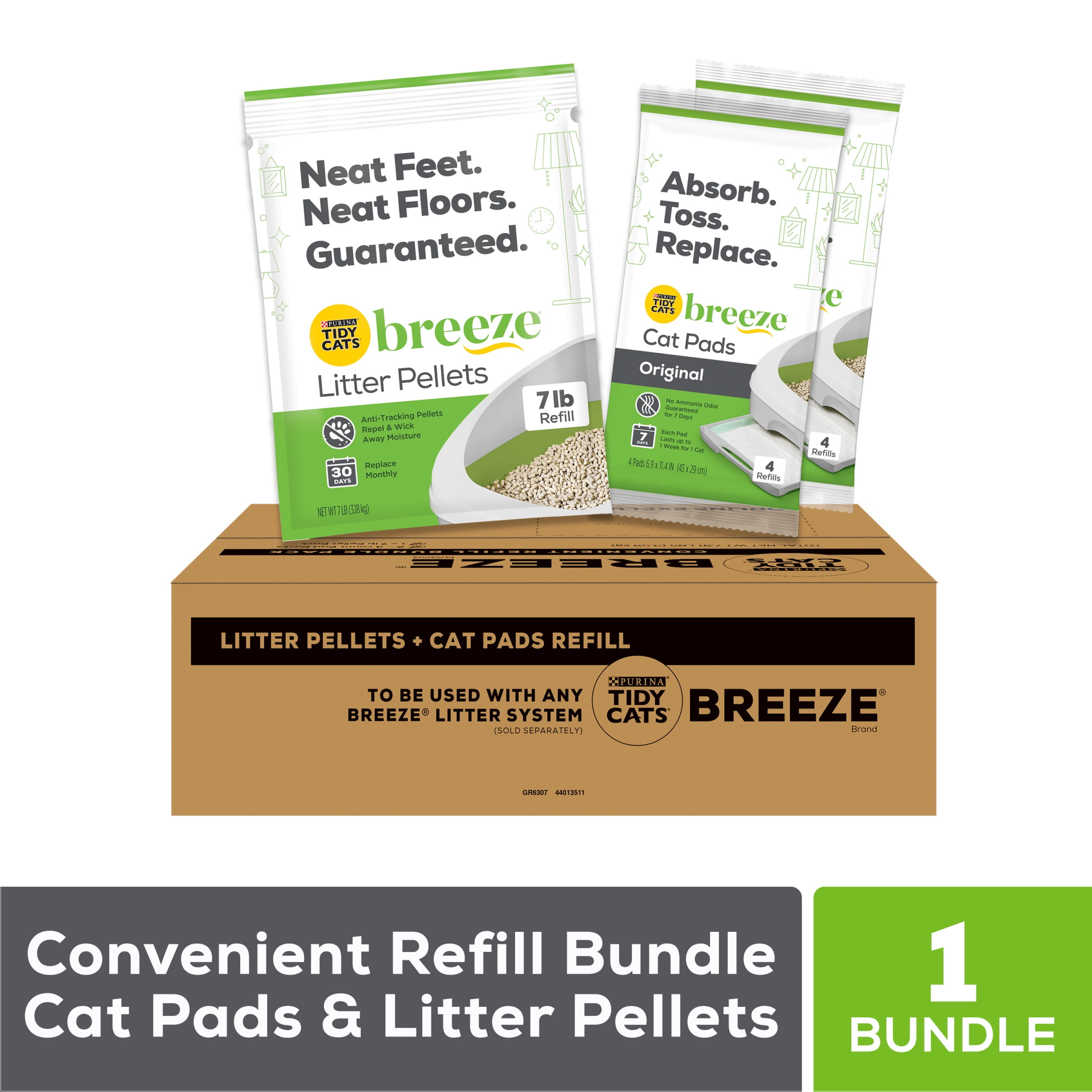 cat litter pellet system