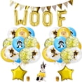 thumbnail image 1 of Juego de globos para fiestas Woof Dog, 26 unidades, globos de confeti con lámina de látex, 1 of 1