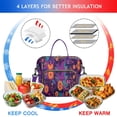 thumbnail image 4 of Pioneer Flower Floral Print Pattern Womens Lunch Box for Work,Insulated Large Lunch Bag for Tween and Teen,Loncheras Para Mujer,Leakproof Adult Lunch Bag for Work,Beach,Travel,Picnic,Camping, 4 of 7