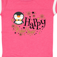 thumbnail image 4 of Inktastic Happy New Year with Cute Penguin Boys or Girls Baby Bodysuit, 4 of 5