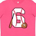 thumbnail image 4 of Inktastic Baseball Sixth Birthday Six Years Old Youth T-Shirt, 4 of 5