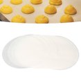 thumbnail image 4 of Papel Para Hornear, Redondo No Grasoso Agujero Molde Para Pasteles Revestimiento Para Hornear Tostadores Tejido Postre Panqueque Maker 100 Piezas, 4 of 8