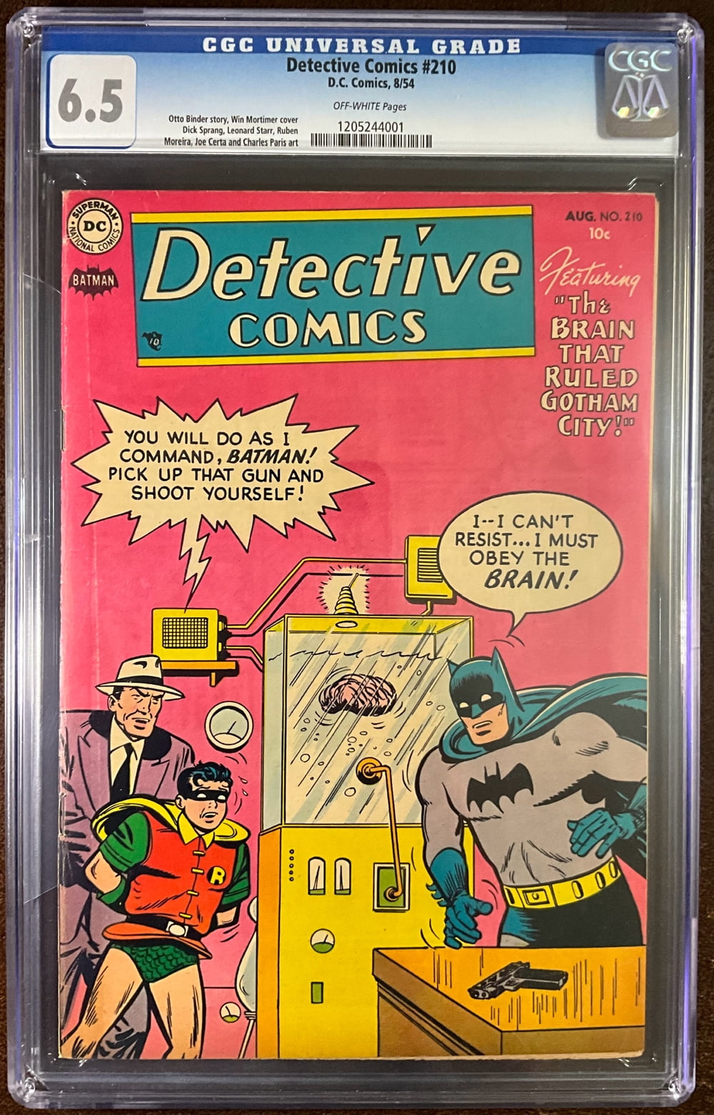 Cover of Detective Comics #210