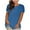Blue, variant on CHGBMOK Womens Oversized T Shirts Loose Fit Crewneck Short Sleeve Tops Summer Casual Blouse 2023 Basic Tee